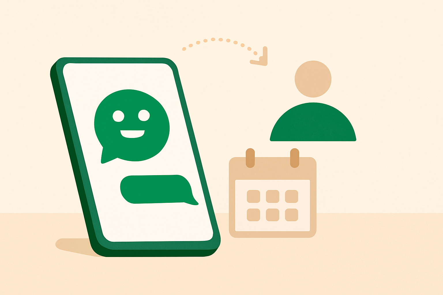 Can a WhatsApp AI assistant book appointments, or should it hand scheduling to a human?