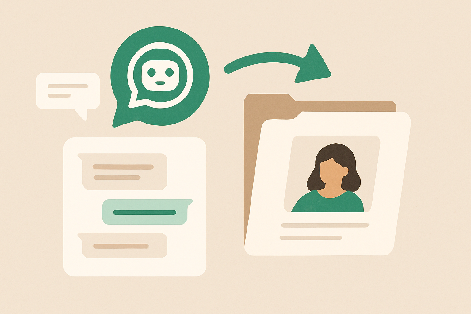 Can a WhatsApp AI assistant remember a customer's past conversations?