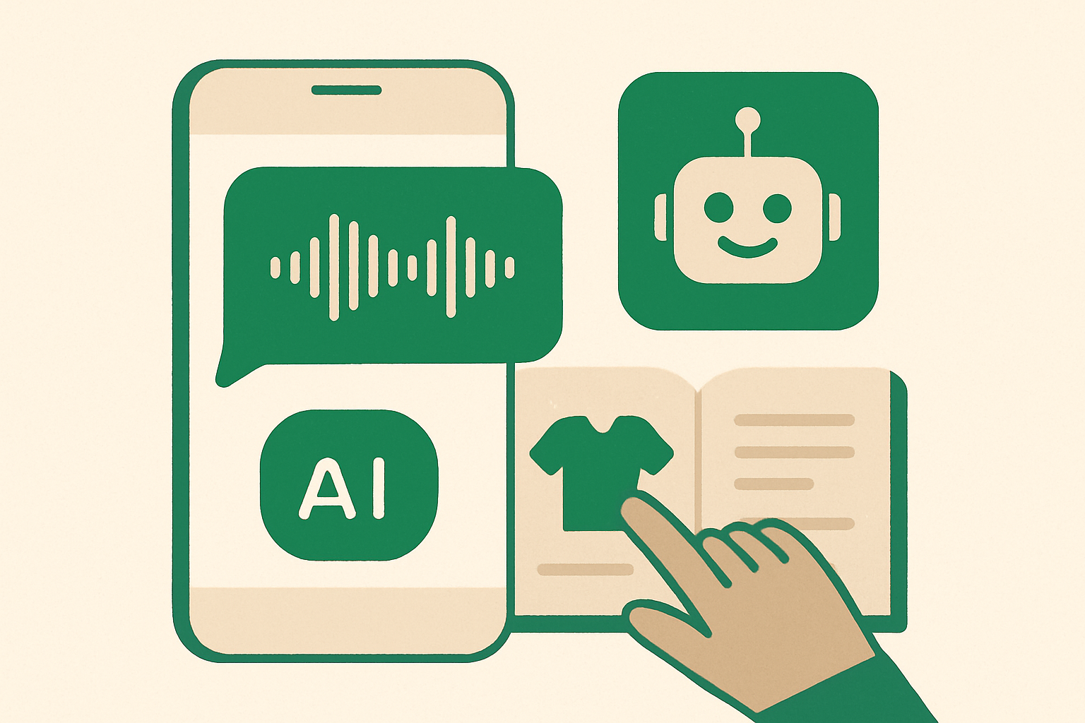 Can a WhatsApp AI assistant understand customer voice notes?