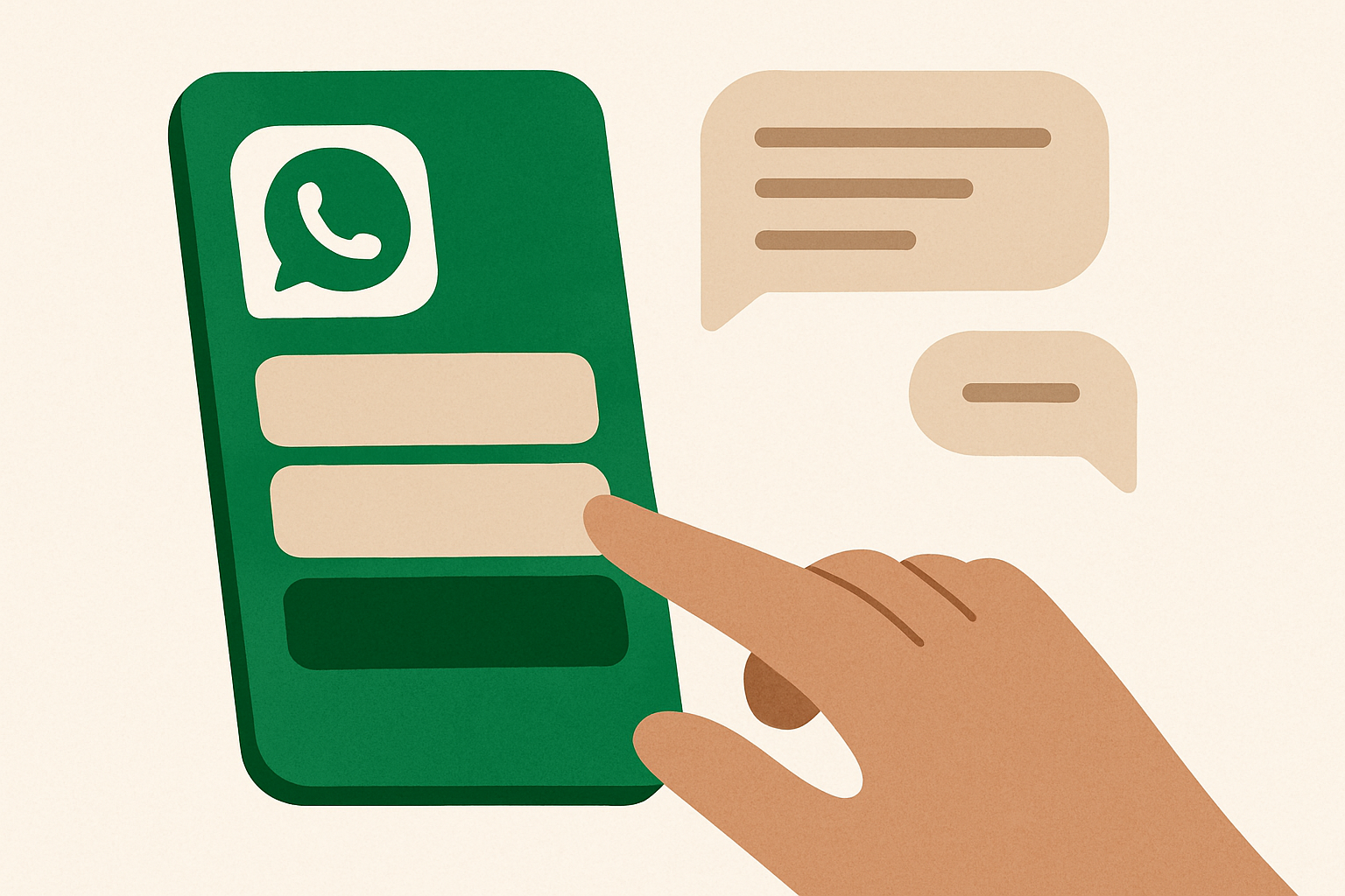 Can a WhatsApp AI assistant use buttons and quick replies?