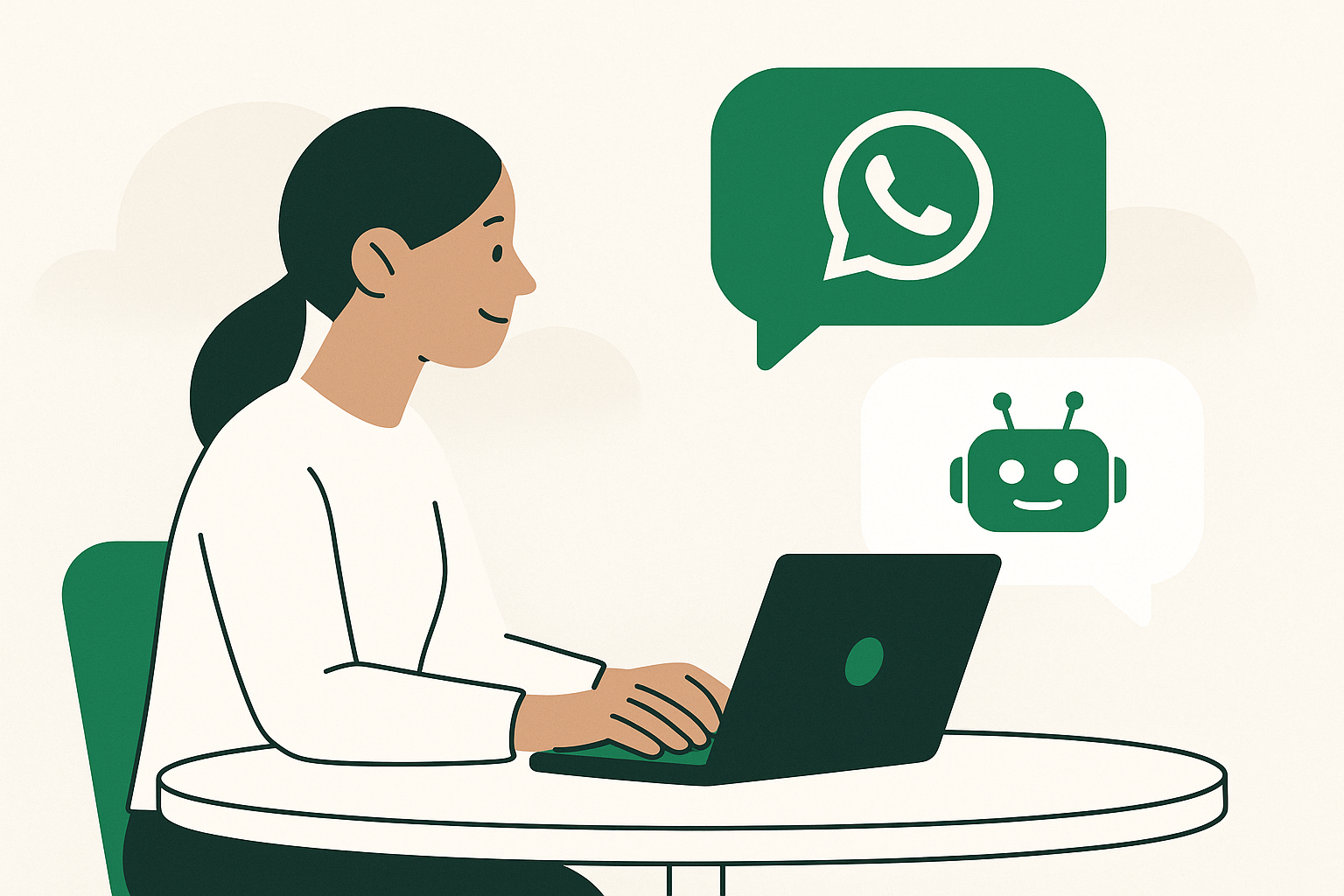 Can I keep using WhatsApp Business on the same number while whacl answers customers?